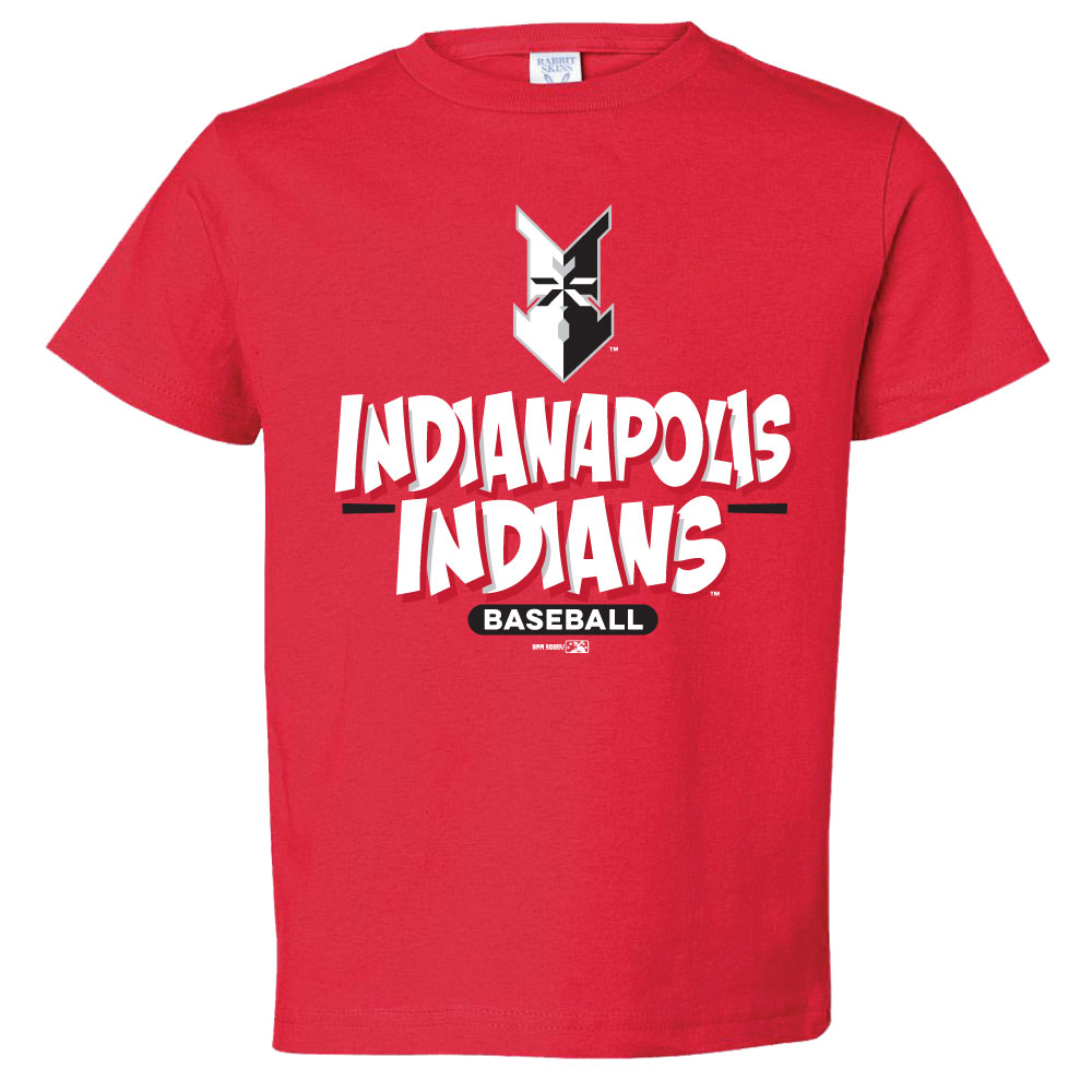 Indianapolis Indians Adult Red Wordmark Tee – Indianapolis Indians Official  Online Store