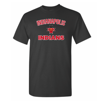 Indianapolis Indians Youth Black Arch Tee