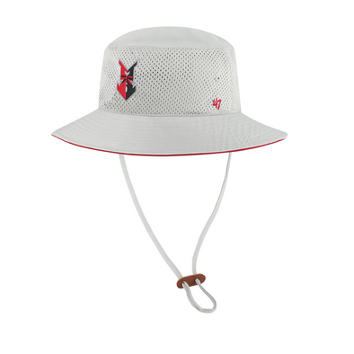 Indianapolis Indians '47 Adult Grey Panama Bucket Hat