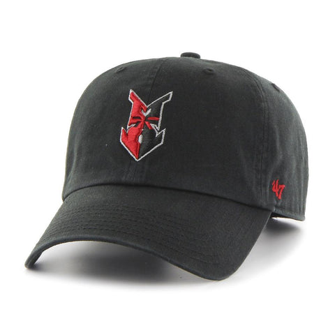 Indianapolis Indians '47 Youth Black Road Clean Up Adjustable Cap