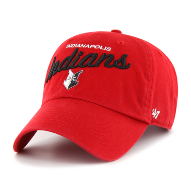 Indianapolis Indians '47 Women's Red Home Phoebe Adjustable Clean Up Cap