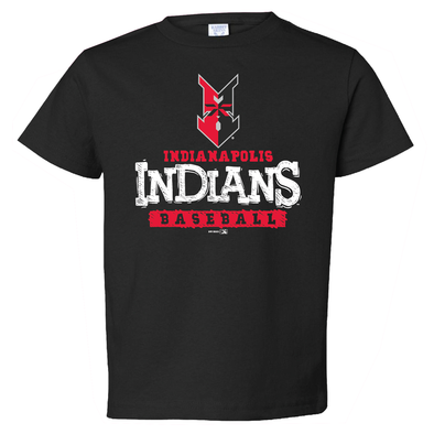 Indianapolis Indians Toddler Black Edition Tee