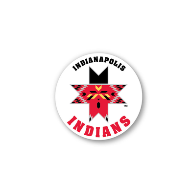 Indianapolis Indians Primary Logo Aluminum Magnet