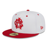 Indianapolis ABC's White/Red Official On-Field New Era 59FIFTY Cap