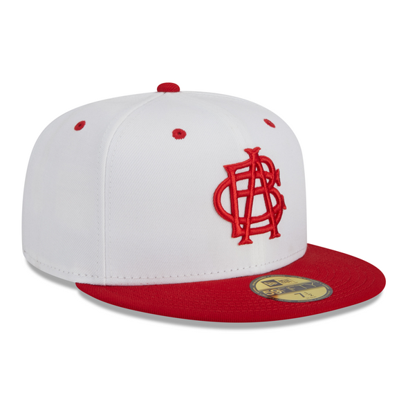 Indianapolis ABC's White/Red Official On-Field New Era 59FIFTY Cap