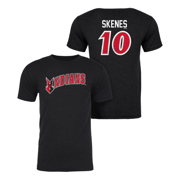 Indianapolis Indians Adult Black Paul Skenes Player Wordmark Tee