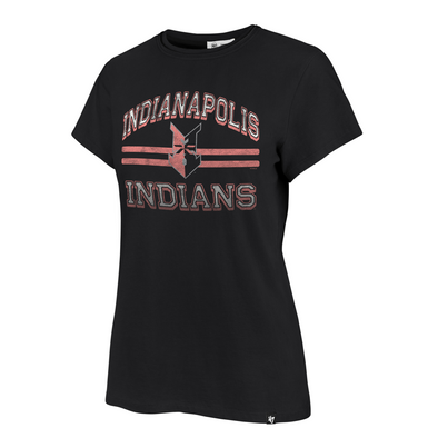 Indianapolis Indians '47 Women's Black Bright Eyed Frankie Tee