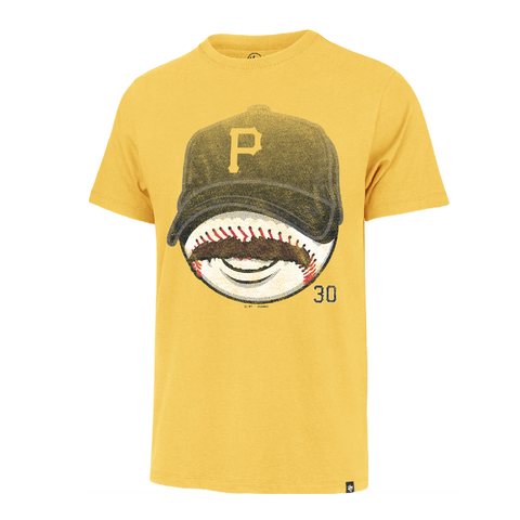 Indianapolis Indians '47 Adult Gold Paul Skenes Stache Tee