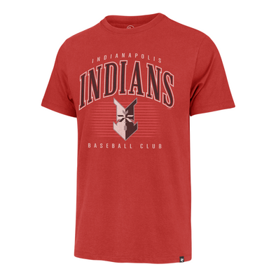 Indianapolis Indians '47 Adult Red DoubleHeader Franklin Tee