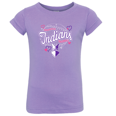 Indianapolis Indians Toddler Lavendar Britt Tee