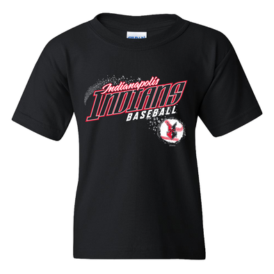 Indianapolis Indians Youth Black Copperhead Tee