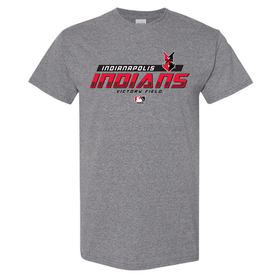 Indianapolis Indians Youth Graphite Eras Tee