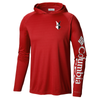 Indianapolis Indians Adult Columbia Red Terminal Tackle Hood