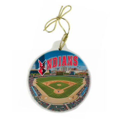 Indianapolis Indians Printed Stone Victory Field Christmas Ornament