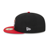Indianapolis Indians Black/Red Rowdie Marvel's Defenders of the Diamond Authentic On-Field New Era 59FIFTY Cap