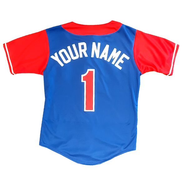Indianapolis Clowns Adult Royal/Red Replica Jerseys