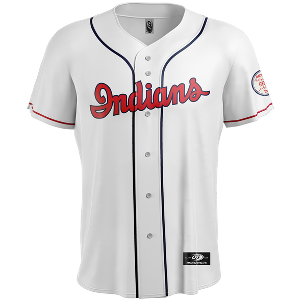 Indianapolis Indians Adult Customizable 1950's Retro White Authentic Jersey