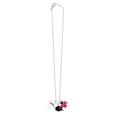 Indianapolis Indians 3-Charm Necklace