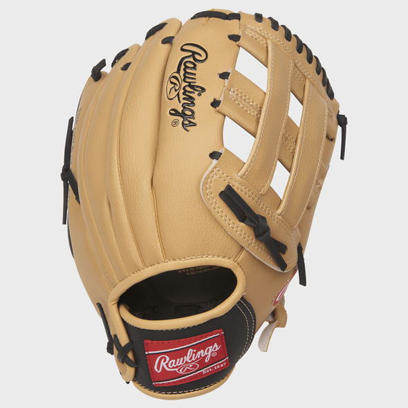 Indianapolis Indians 11.5" Youth Black/Tan Fielding Glove