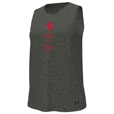 Indianapolis Indians Women's Black Heather Under Armour Breezy Tank Top