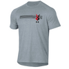 Indianapolis Indians Adult Heather Grey Under Armour Face Tech Tee