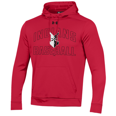 Indianapolis Indians Adult Red Arch Under Armour Fleece Hood