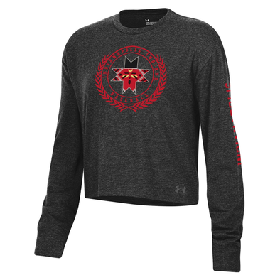 Indianapolis Indians Women's Black Under Armour All Day Longsleeve Tee