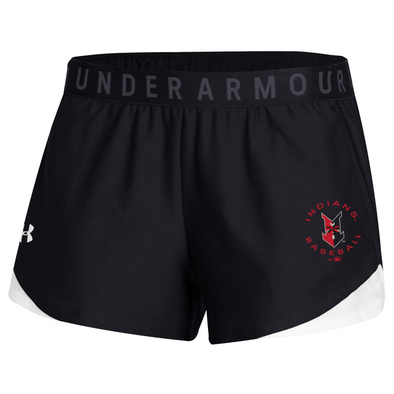 Indianapolis Indians Women's Black Under Armour PlayUp Shorts