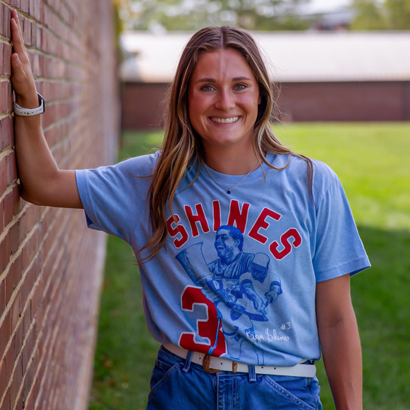 Indianapolis Indians Adult Baby Blue Razor Shines Champ Tee