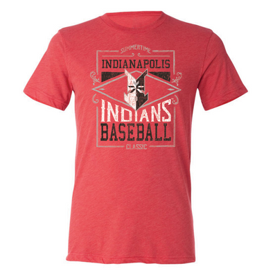 Indianapolis Indians Adult Red Classic Tee