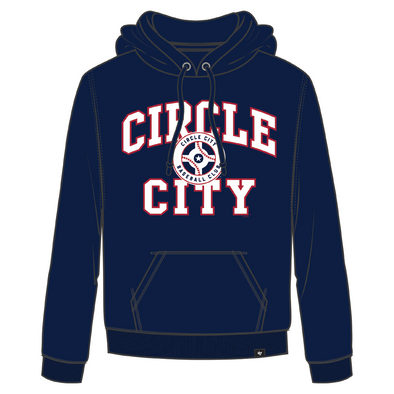 Indianapolis Indians '47 Adult Navy Circle City Velocity Headline Hood