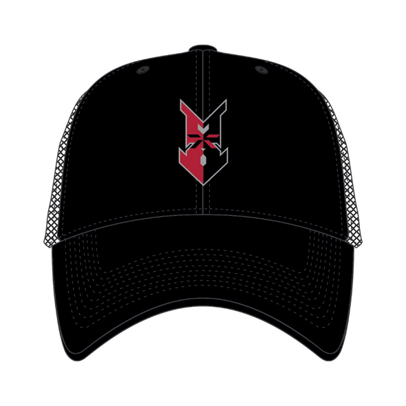 Indianapolis Indians '47 Adult Black Branson MVP Adjustable Trucker Snapback Cap