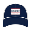 Indianapolis Indians '47 Adult Navy Circle City Ellington Adjustable Trucker Snapback Cap