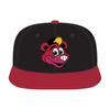 Indianapolis Indians '47 Adult Black/Red Rowdie No Shot Two Tone Adjustable Captain Snapback