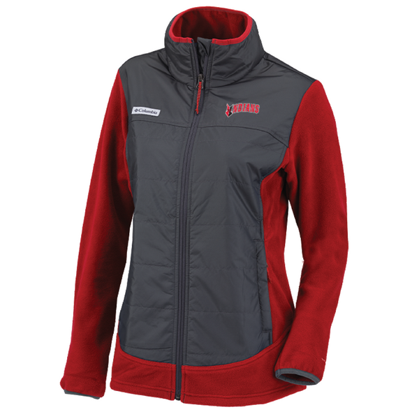 Indianapolis Indians Women's Columbia Red Basin Butte Full Zip Jacket