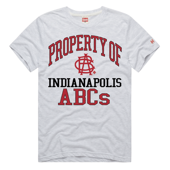 Indianapolis ABC's Adult White Property Of Tee