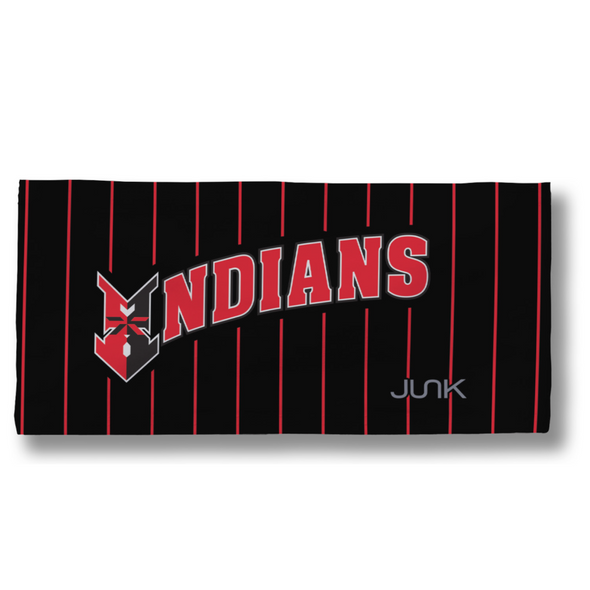 Indianapolis Indians Black Pinstripe Wordmark JUNK Headband