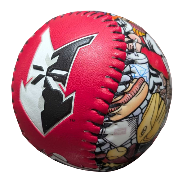 Indianapolis Indians Rawling Red Doodle Baseball