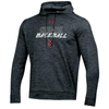 Indianapolis Indians Adult Black Stacked Under Armour Fleece Pullover Hood