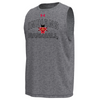 Indianapolis Indians Adult Heather Grey Under Armour Motion Tank Top