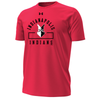 Indianapolis Indians Adult Red Under Armour Block Performance Cotton Tee