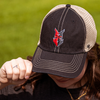 Indianapolis Indians '47 Adult Black Road Trawler Clean Up Adjustable Cap