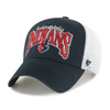 Indianapolis Indians '47 Adult Black Keystone Mesh MVP Adjustable Trucker Snapback Cap