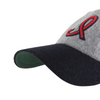 Indianapolis Indians '47 Adult Grey/Navy 50's Brocke Adjustable MVP Cap