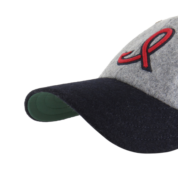 Indianapolis Indians '47 Adult Grey/Navy 50's Brocke Adjustable MVP Cap
