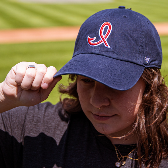 Indianapolis Indians '47 Adult Navy 50's/60's Clean Up Adjustable Cap