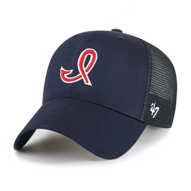 Indianapolis Indians '47 Adult Navy 50's Branson MVP Adjustable Trucker Snapback Cap