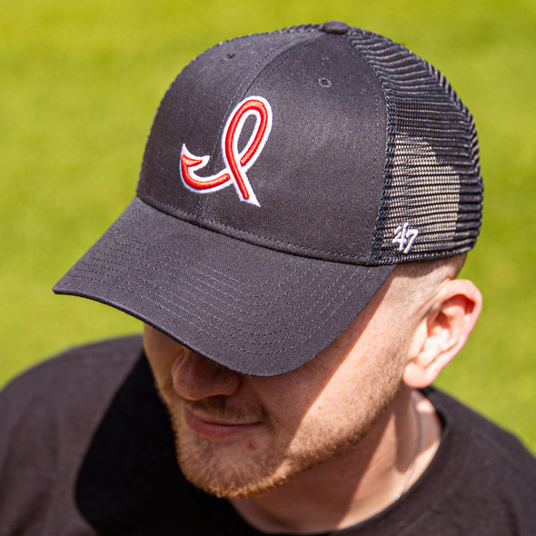 Indianapolis Indians '47 Adult Navy 50's Branson MVP Adjustable Trucker Snapback Cap