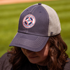 Indianapolis Indians '47 Adult Vintage Navy Circle City Primary Adjustable Trawler Trucker Clean Up Cap