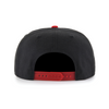 Indianapolis Indians '47 Adult Black/Red Rowdie No Shot Two Tone Adjustable Captain Snapback